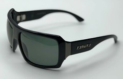 DSO Eyewear Famous Shiny Black Smoke Polarized Lens FM-P0713