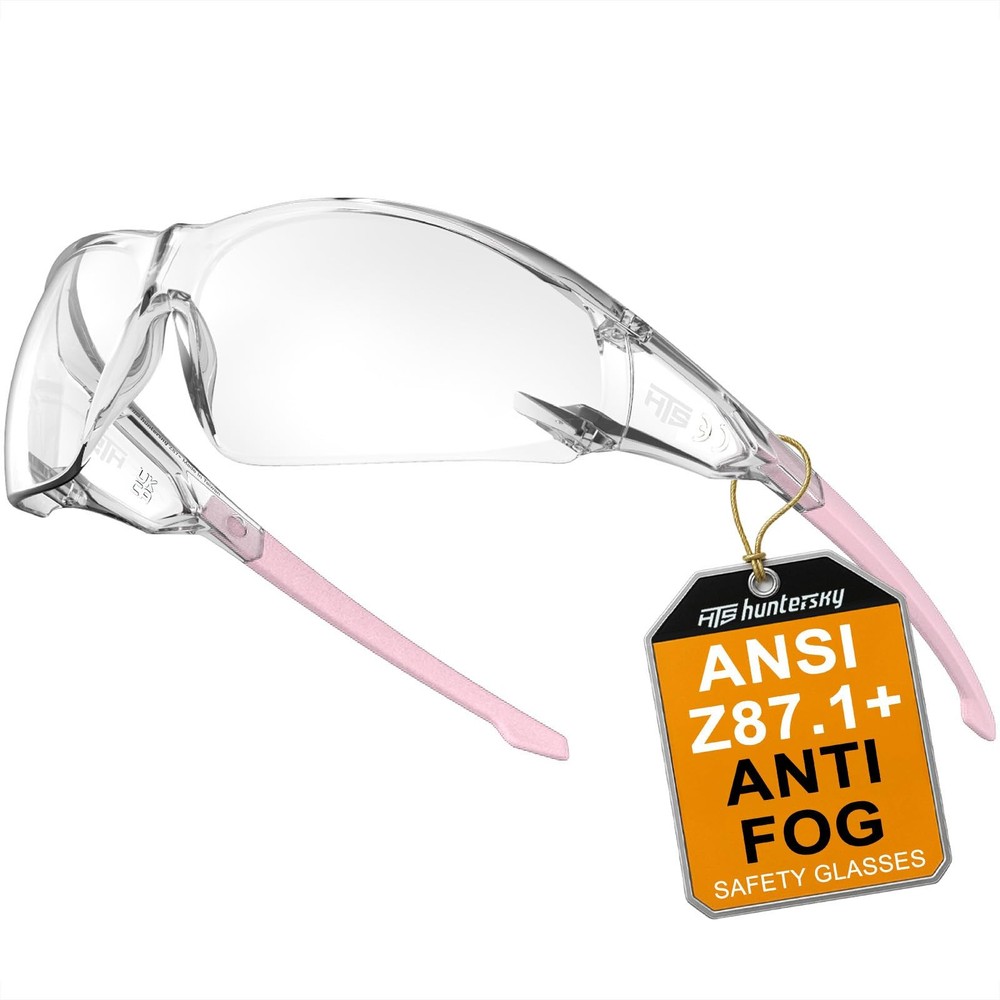 S239 Protective Clear pink Small Safety Glasses youth protecting eyes from wi…
