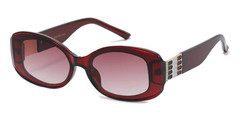 Quality Sunglasses Women Men Luxury Brand Designer Trendy Rhinestone Oval UV400