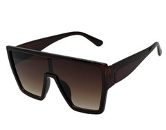 RETRO SHADES DESIGNER RECTANGULAR STYLE LARGE MODERN BLUE MIRROR LENS LUXURY