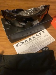 Oakley Men’s Oil Rig 50mm Polished Black Polarized Sunglasses OO9081-26-203