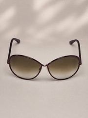 Tom Ford TF180 Iris Sunglasses Burgundy Metal Frame 62-11-130 Made in Italy