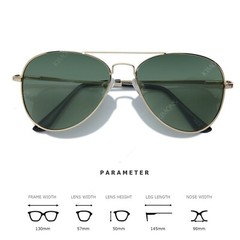 Polarized Sunglasses For Women Men Vintage Sports Driving Metal Aviator Gradient