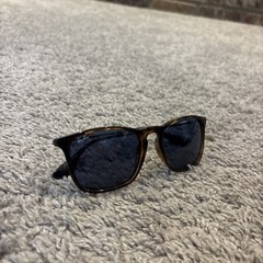 Ray Ban ITALY CHRIS RB4187 6390/80 54-18-145 TORTOISE GOLD SUNGLASSES AS IS