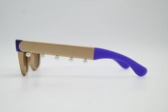 Sunglasses unlimited without gold blue oval sunglasses eyeglasses new