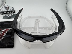 OAKLEY GASCAN SI MATTE BLACK TEXAS FLAG BLACK IRIDIUM SUNGLASSES OO9014-4060 9.5