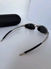 Oakley Penny & Juliet Metal Polarized Sunglasses Silver Frame/Silver Lens Retro