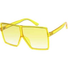 Women Sunglasses Oversize Large Square Oceanic Blue Lens Frame Fashion Female