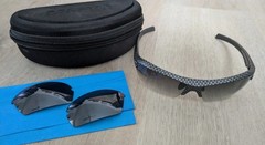PROGEAR RACER SUNGLASSES S-1283 COL. 2 Standard Gray & Gradient Tint Lens w/Case
