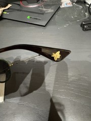 Gucci GG0062S 003 57mm Aviator Green/Red Unisex Sunglasses