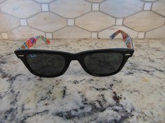 Ray-Ban RB2140 1136 50mm Special Series #11 Sunglasses Rare Prints Frames Italy