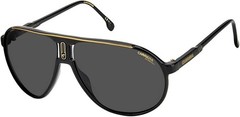 Carrera Champion65/N Unisex Aviator Sunglasses Burgundy Gradient Lens Black Grey