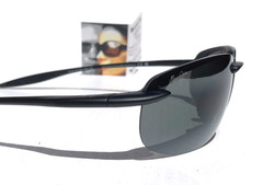 NEW Maui Jim HOOKIPA ULTRA Matte Black POLARIZED Grey Lens Sunglass 676-02
