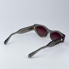 Valentino Men Sunglasses Translucent Grey Rose Irregular V-TRE VLS-101C-51 NEW