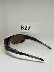 Battle Vision Anti-Glare Wrap Matte Black + Grey Polarized Sunglasses Z22-1224