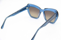 NEW FATTO A MANO IN ITALIA SVEVA COL. 290 BLUE AUTHENTIC SUNGLASSES 52-20