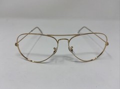Ray Ban Sunglasses Frame ITALY METAL AVIATOR RB3025 001/58 Gold 58mm V852