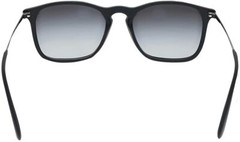 Ray-Ban Chris Black Unisex Sunglasses RB4187 622/8G 54