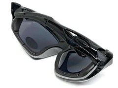 MOTORCYCLE BIKER Riding Driving Padded Protective SUN GLASSES Goggles Dark Lens