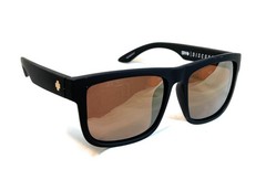 Spy Discord AF Sunglasses – Soft Matte Black – Happy Brz w/Gold Mirr, Pre-owned