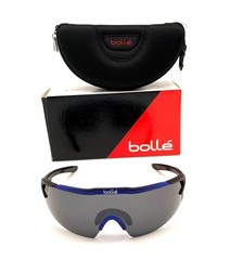 BOLLE AEROMAX Matte Black Blue Trans / TNS Gun Oleo 135mm Sunglasses