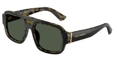 DOLCE GABBANA DG4516 34049A Black Yellow Havana Green Polar 55mm Mens Sunglasses