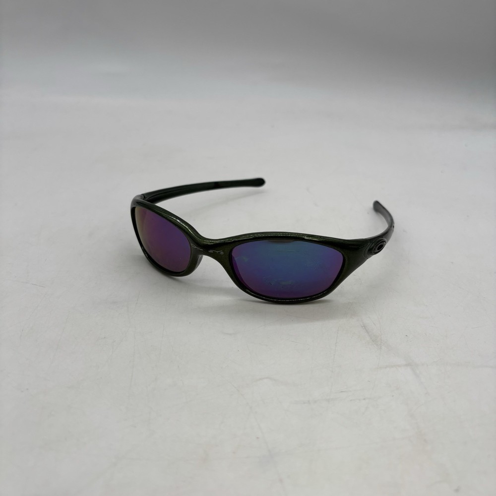 Oakley Fives 1.0 Algae Green with Gold Iridium Lenses and Gold Icons Polarized