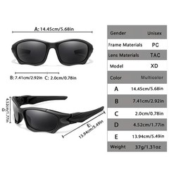Polarized Sports Sunglasses Outdoor Cycling Driving Fishing Glasses UV400 Goggle