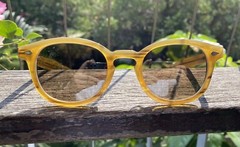 New Brown Sunglasses Men Gold Glasses Johnny Depp Blonde Glasses Women Sunglass