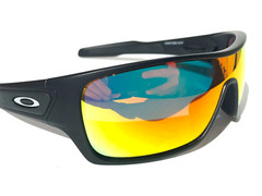 NEW Oakley TURBINE ROTOR Matte Black POLARIZED Galaxy Ruby Lens Sunglass 9307