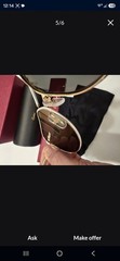 Authentic Cartier CT0053S 003 Premiere White Leather Gold Sunglasses New