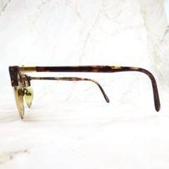 Sferoflex Sunglasses Frame Unisex Adults Tortoise Brown Half Rim Square 49-19