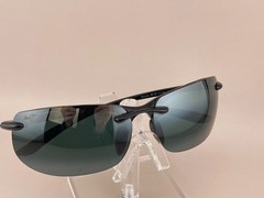 Maui Jim Sunglasses Frame Banyans MJ 412 02 Black Wrap Polarized 70-17-130mm