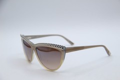NEW L.A.M.B. LA500 GLD GOLD BROWN GRAY GRADIENT AUTHENTIC SUNGLASSES 59-13
