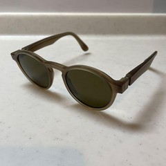 MYKITA + Maison Margiela MMRAW002 Sunglasses Raw Taupe no Rx 133mm wide New