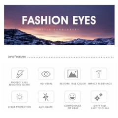 Polarized Sports Sunglasses for Men Women Fishing Driving Wraparound Sun Glasses