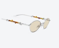 Gentle Monster KARINA 2026 Veggie Collection Aden 02 Silver Yellow Sunglasses