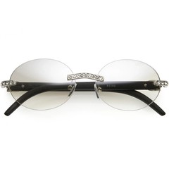 Diamond buffs sunglasses men’s women’s LUXURY glasses retro Gold buff’s vvs Ice
