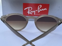NEW Ray-Ban RB2180 6166/13 Polished Light Brown / Gradient Brown Sunglasses 49mm