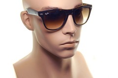 Ray-Ban FOLDING WAYFARER Mens Womens Sunglasses RB4105 710/51 54mm BROWN HAVANA