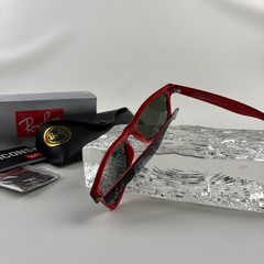 New In Box – Ray-Ban Wayfarer RB2140 Black Red Sunglasses Full Set