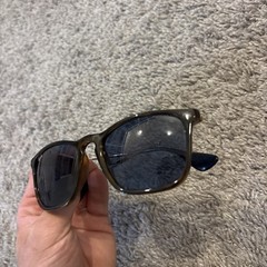 Ray Ban ITALY CHRIS RB4187 6390/80 54-18-145 TORTOISE GOLD SUNGLASSES AS IS