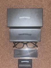 Chrome Hearts Black Cross Glasses