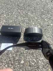 PRADA PR 17WS Men’s Geometric Black Designer Sunglasses Plastic Frame