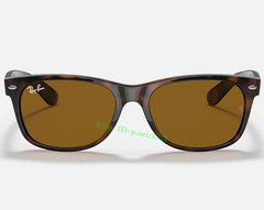 Ray-Ban RB2132 Wayfarer Sunglasses 55mm B-15 Brown Lens Havana Frame Unisex