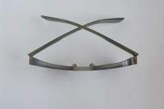 ZEGNA Round SUNGLASSES 51mm EZ 0241 Gray/Tan mirrored solid Made in Italy $465