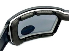 MOTORCYCLE BIKER Riding Padded Safety Protective SUN GLASSES GOGGLES Dark Lens