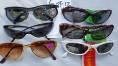 RETRO Sunglass LOTS OF 6 EACH Assorted Styles Frames Lenses Colors