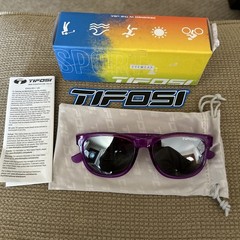 Tifosi Swank Purple Sport Wrap Designer Sunglasses