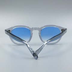Handmade blue glasses blue gradient lens sunglasses Men’s classic glasses UV400